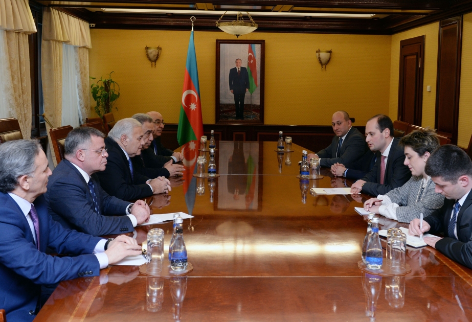 Azerbaijan`s Parliament Speaker meets Georgian FM