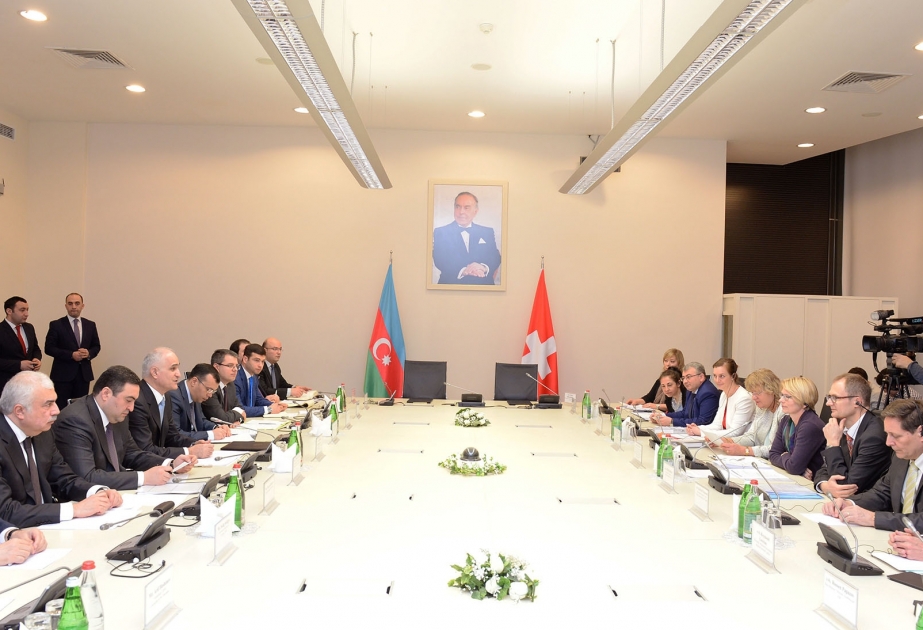 انعقاد الاجتماع السابع للجنة التجارية الاقتصادية الأذربيجانية السويسرية المشتركة