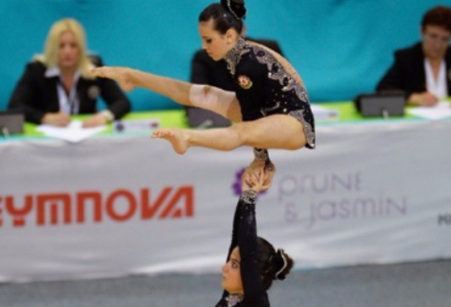 Azerbaijani female acrobats claim bronze at Maia International Cup