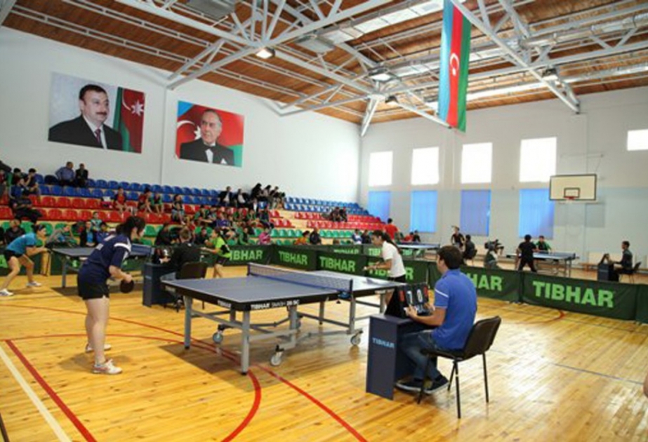 Проводится первенство Азербайджана по настольному теннису