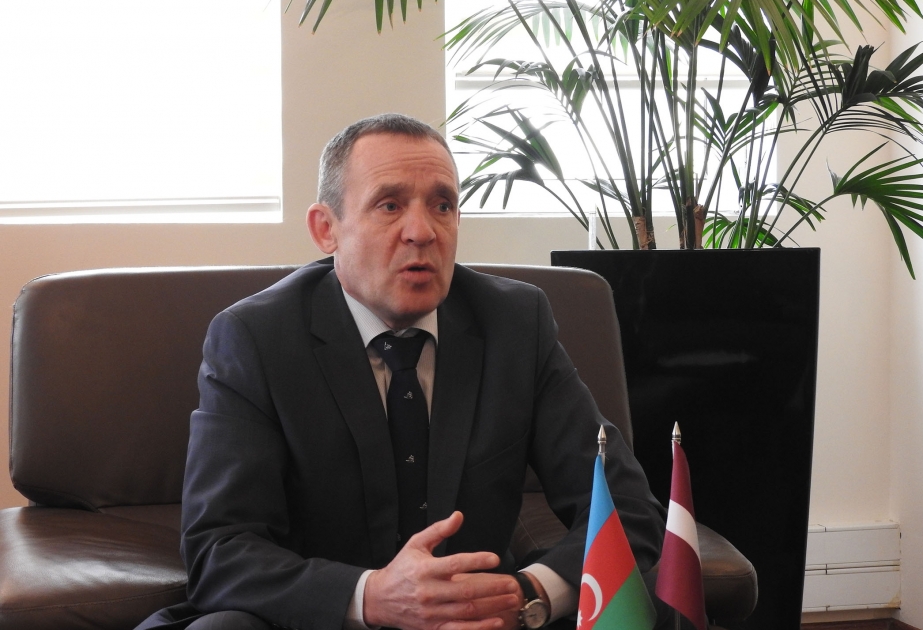 السفير: العلاقات السياسية بين لاتفيا وأذربيجان رفيعة