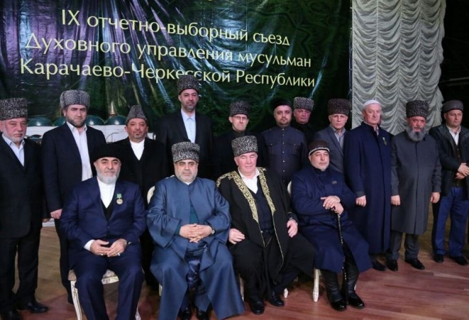 Sheikhulislam Allahshukur Pasazade attends 9th congress of Muslims of Karachay–Cherkess Republic