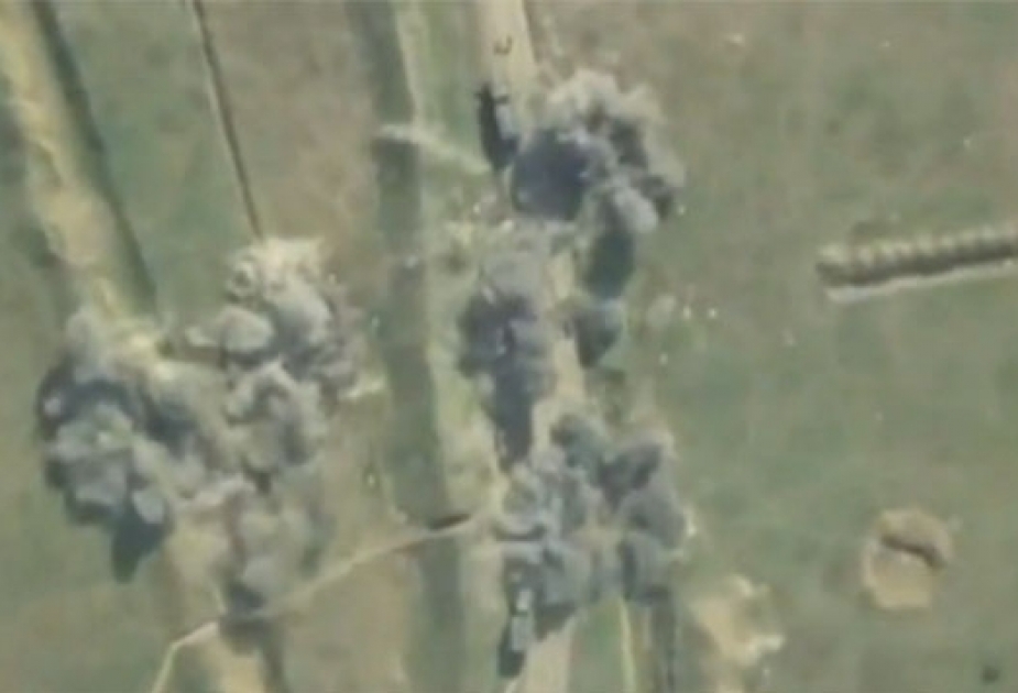 Ein Kommandohauptquartier der armenischen Streitkräfte zerstört VIDEO