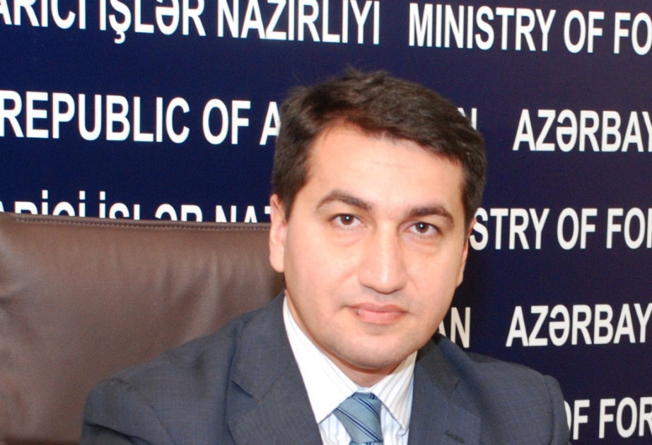 Hikmat Hajiyev: Presence of the Armenian troops in the occupied Azerbaijani territories is the main reason for escalating tension