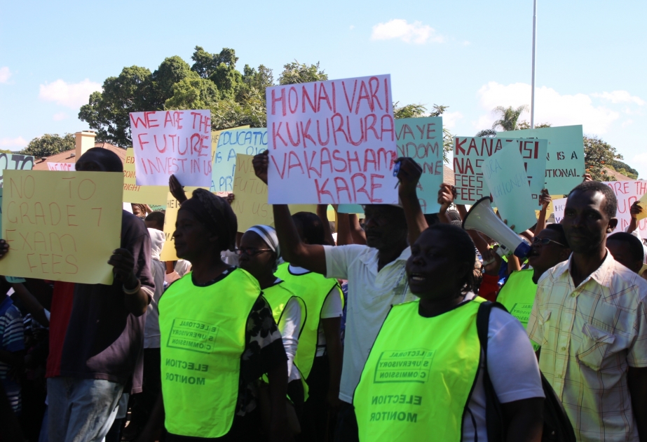 Simbabwe: Protest in Harare