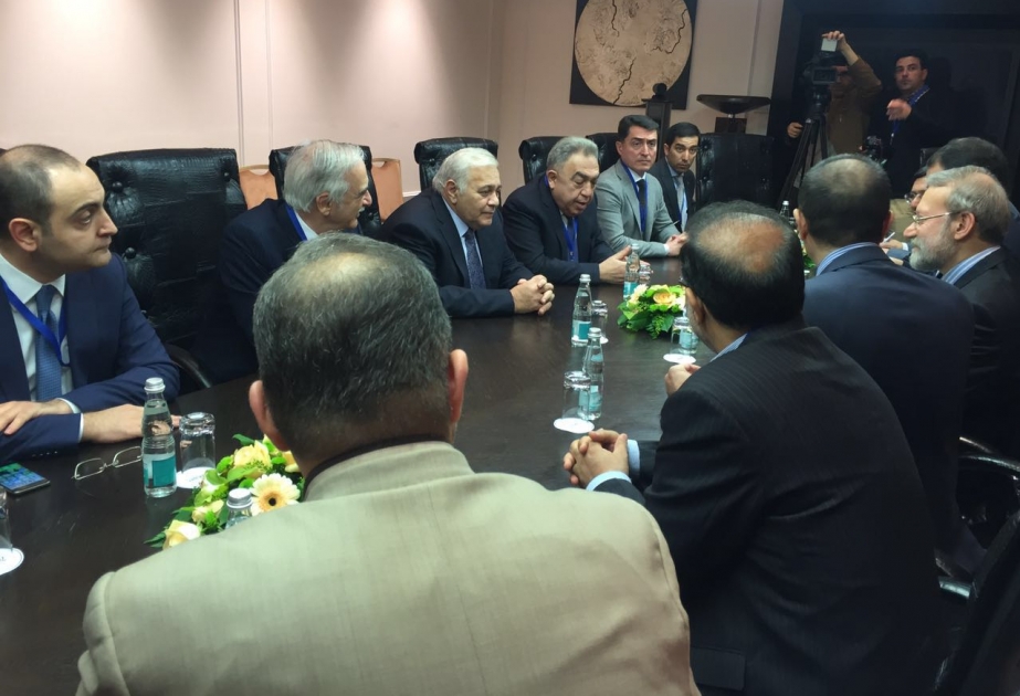 La rencontre du président du Milli Medjlis avec son homologue iranien