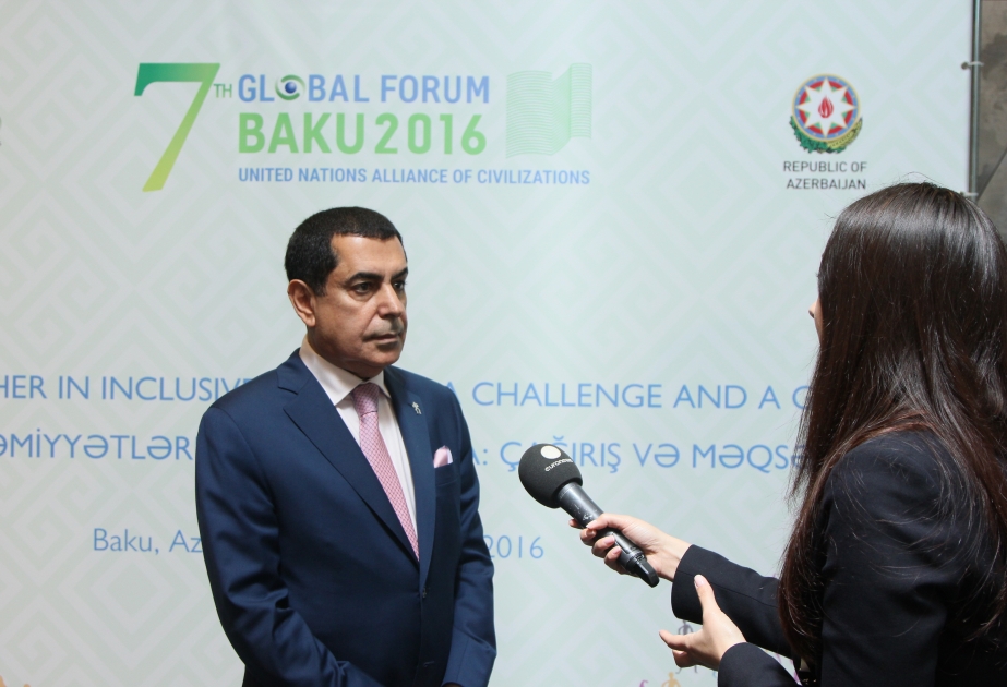 UN High Representative interviewed by Euronews as UNAOC 7th Global Forum gets underway in Baku
