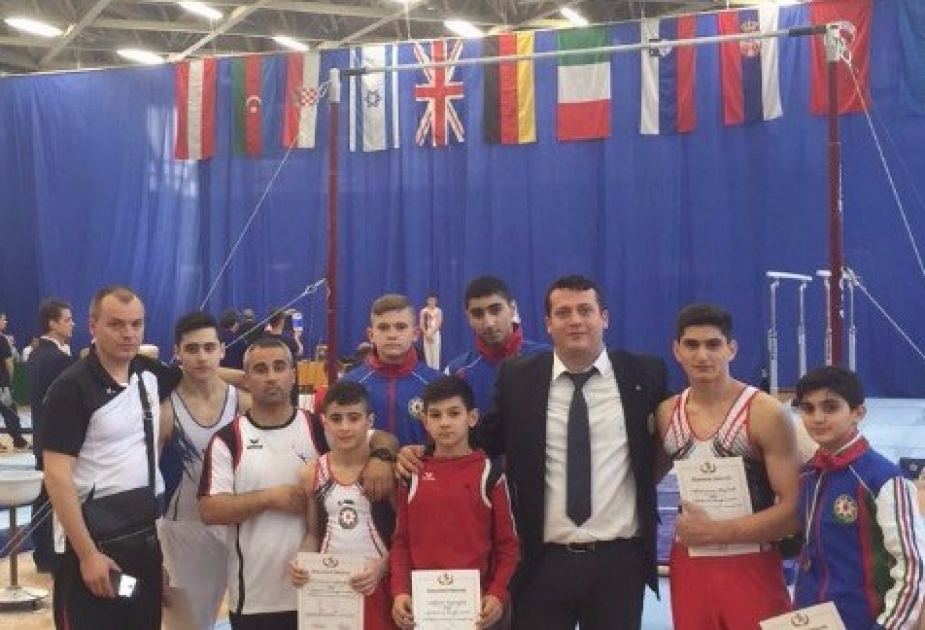 Junior Azerbaijani gymnasts claim 8 medals in Budapest Cup
