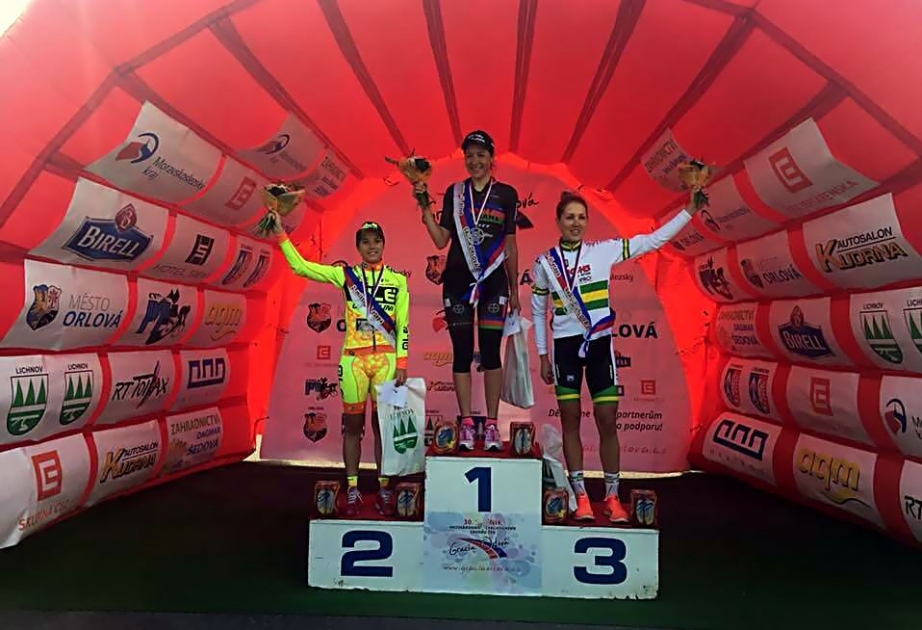 Azerbaijani female cyclist wins Slovenia race