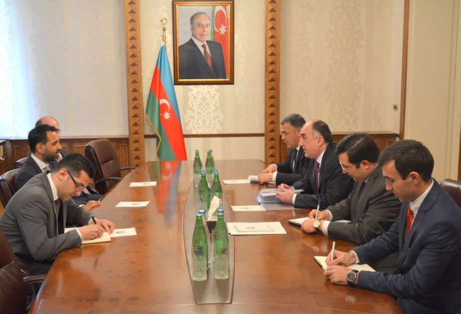 Azerbaijani FM meets with outgoing British Ambassador