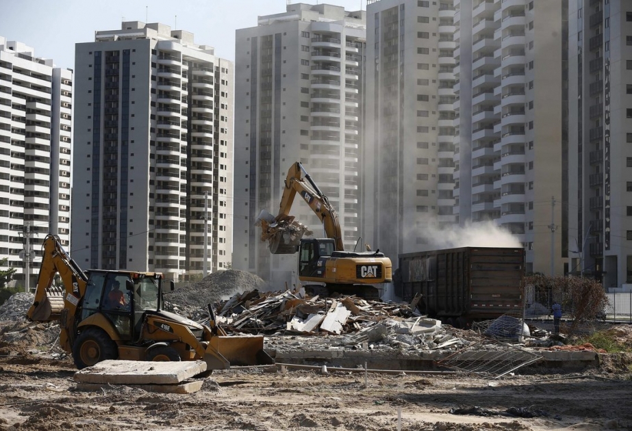 Bauarbeiten im Olympischen Dorf gestoppt