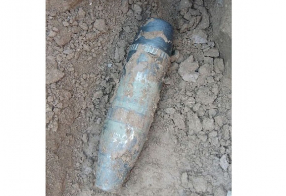 В селе Аскипара Тертерского района обнаружена бомба с белым фосфором, сброшенная армянской армией