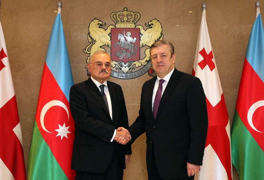 بحث آفاق تنمية التعاون الاستراتيجي بين أذربيجان وجورجيا