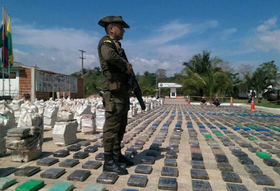 In Kolumbien stellt Polizei 8 Tonnen Kokain sicher