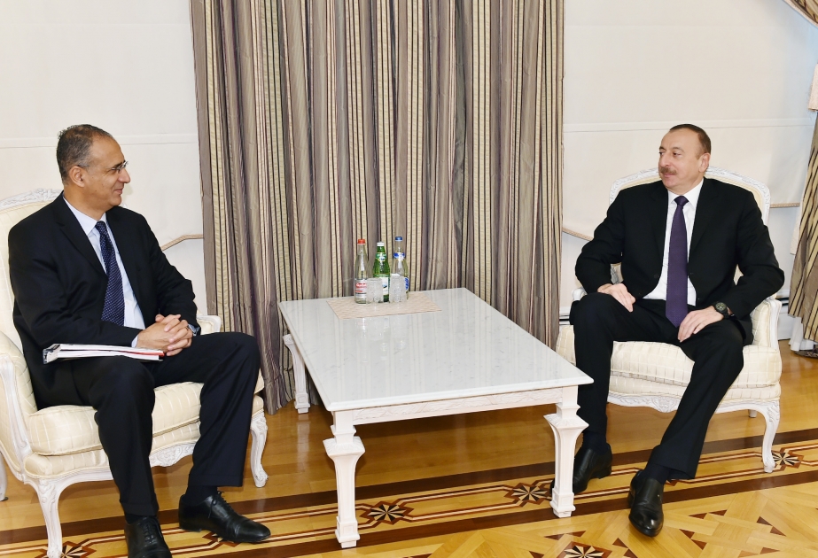 伊利哈姆•阿利耶夫接见国际货币基金组织阿塞拜疆事务负责人