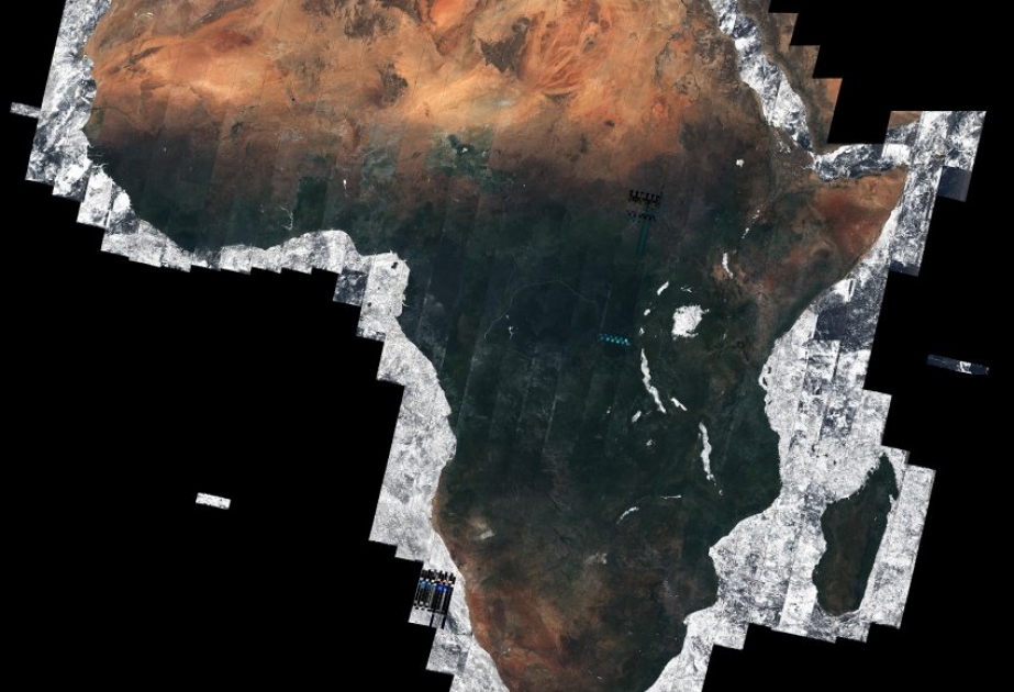 Satellitenbild Afrikas