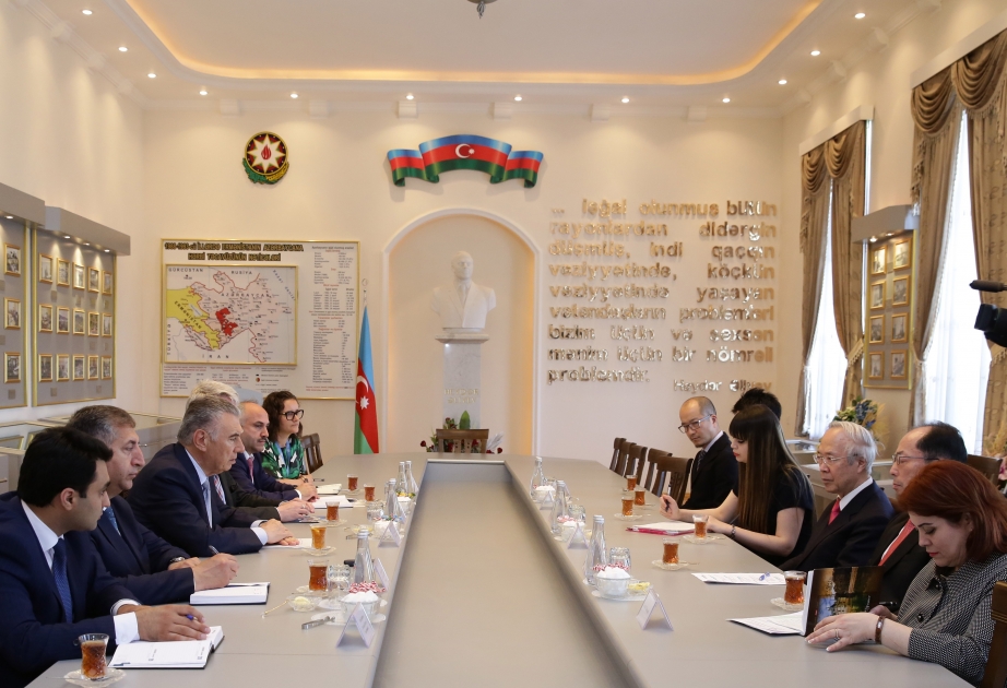 Azerbaijani Deputy PM meets with President of Fuji Optical Company