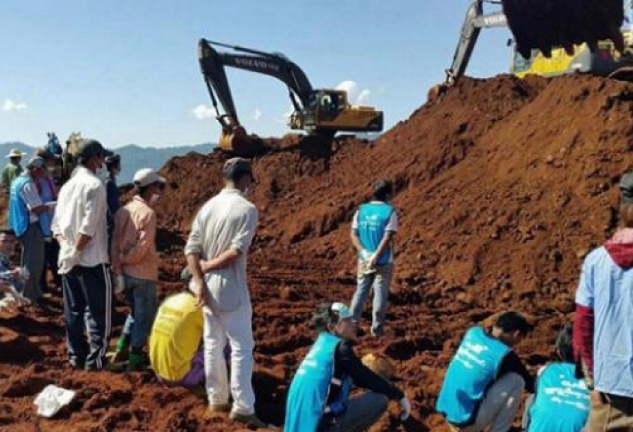 Erdrutsch verschüttet Jade-Sucher in Myanmar