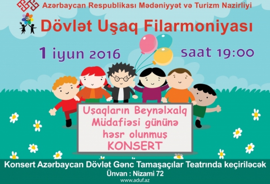 Azərbaycan Dövlət Uşaq Filarmoniyası uşaqların zövqünü oxşayan musiqilər səsləndirəcək
