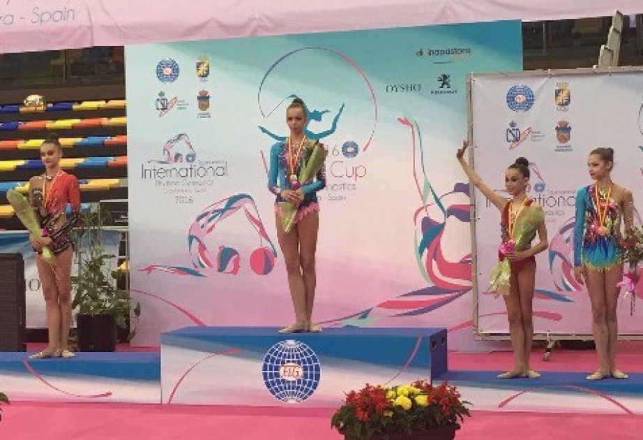 Азербайджанские гимнастки отличились в Испании
