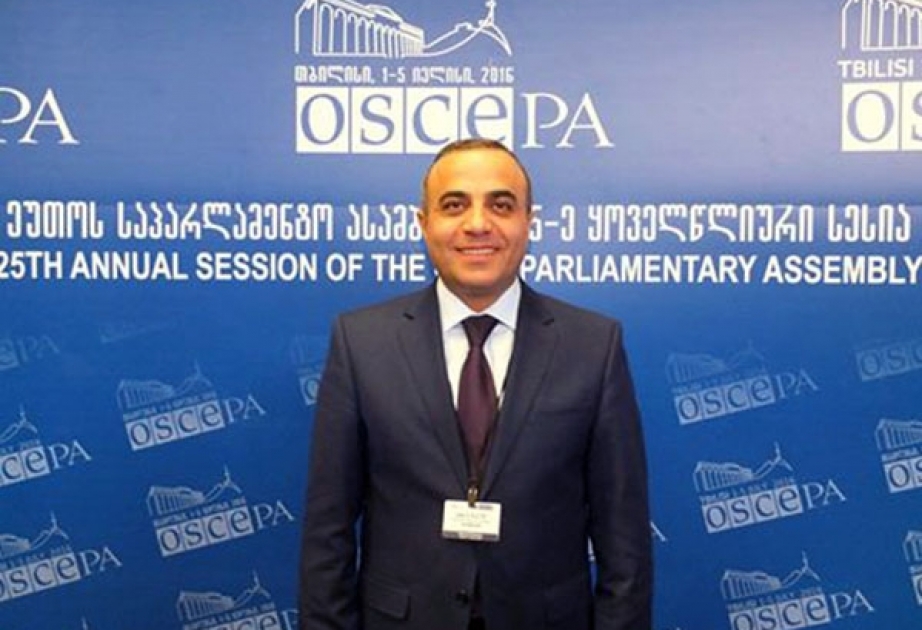 Azerbaijan`s MP elected OSCE PA vice-president