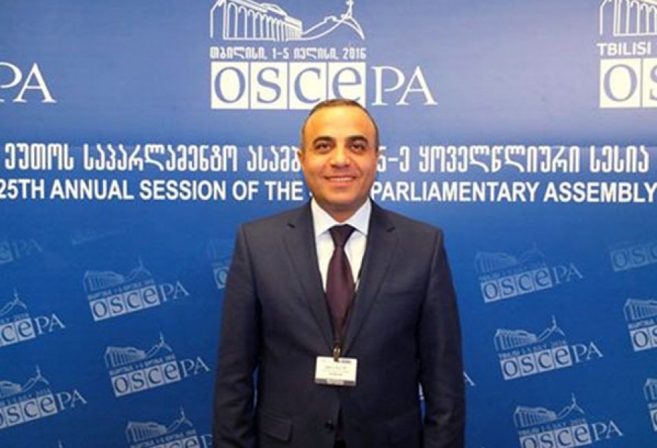 阿塞拜疆议员当选为欧安组织议会大会副主席