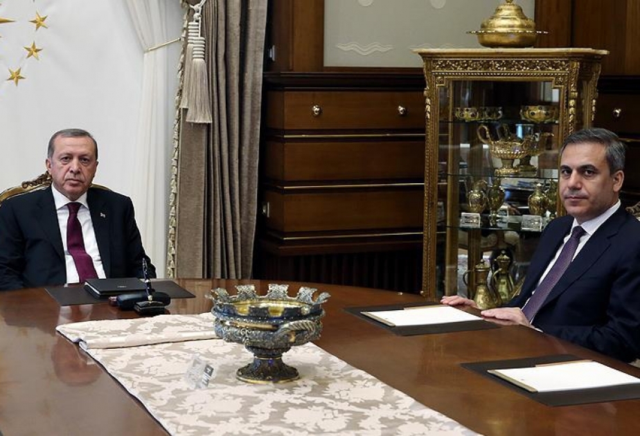 اردوغان يجتمع مع فدان
