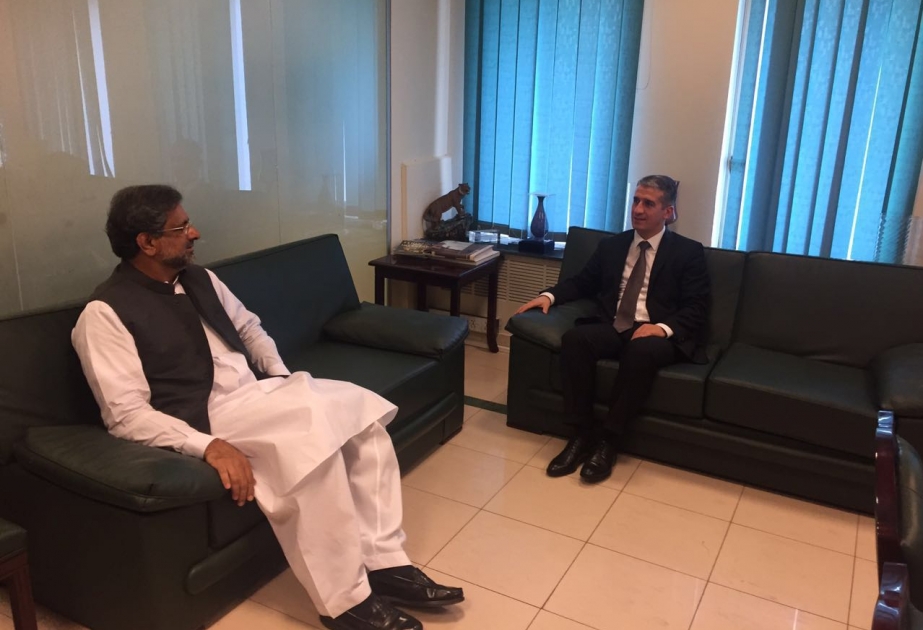 Azerbaijan`s Ambassador meets Minister of Petroleum and Natural Resources of Pakistan
