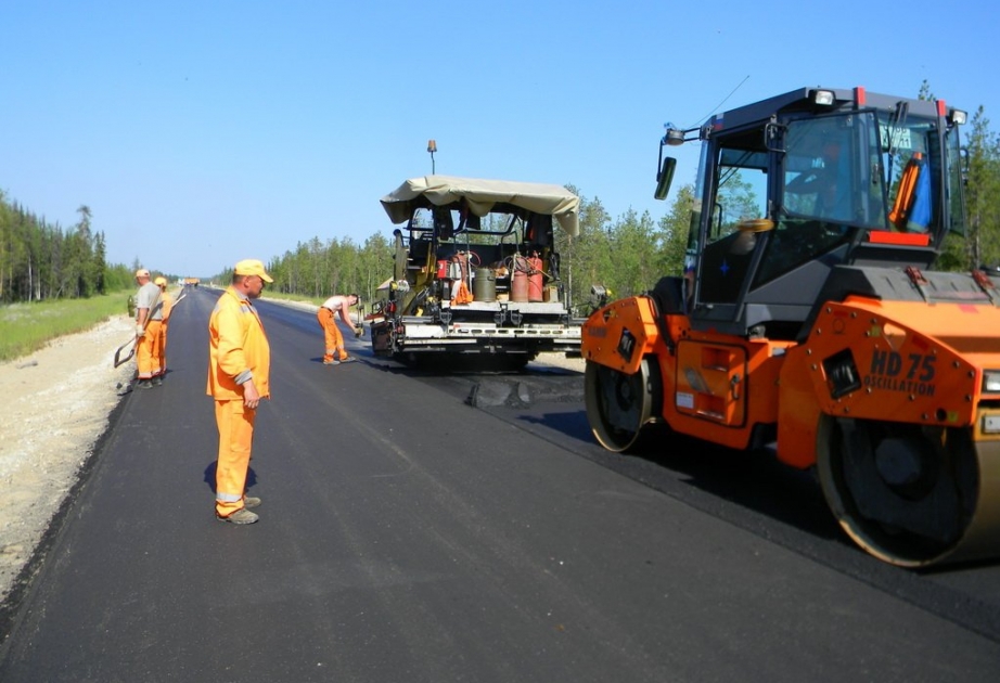 Le président de la République débloque 2,2 millions de manats pour la construction routière à Goranboy