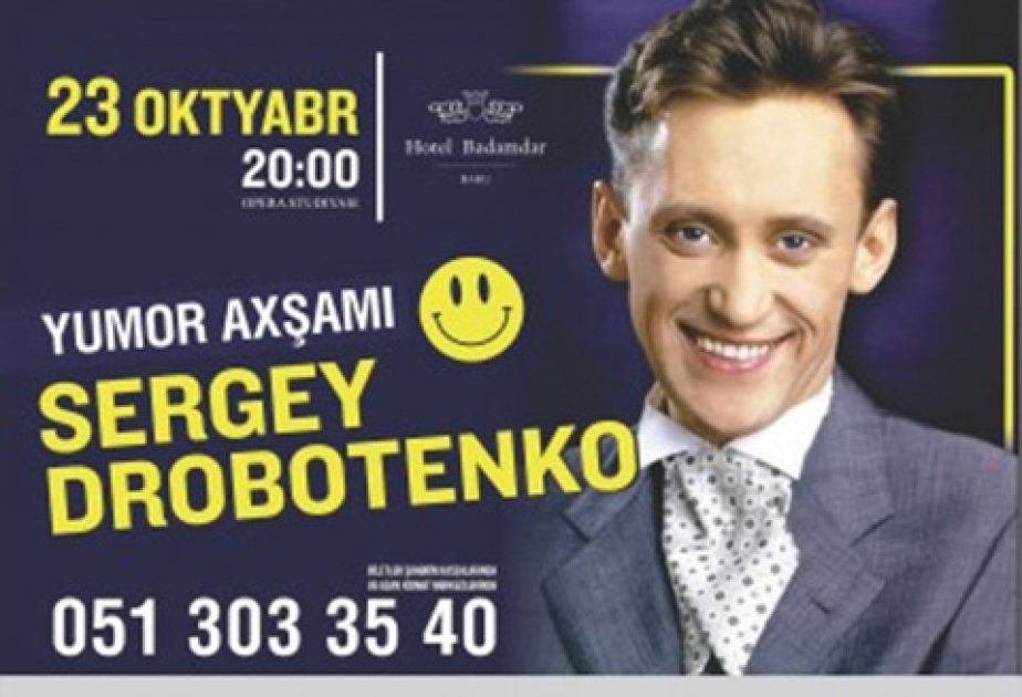 Rusiyanın tanınmış yumor ustası azərbaycanlı tamaşaçılara maraqlı monoloqlarını təqdim edəcək