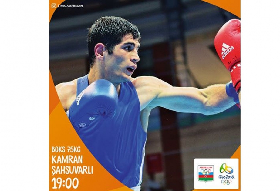Azərbaycan boksçusu Kamran Şahsuvarlı “Rio-2016”ya qələbə ilə başlayıb