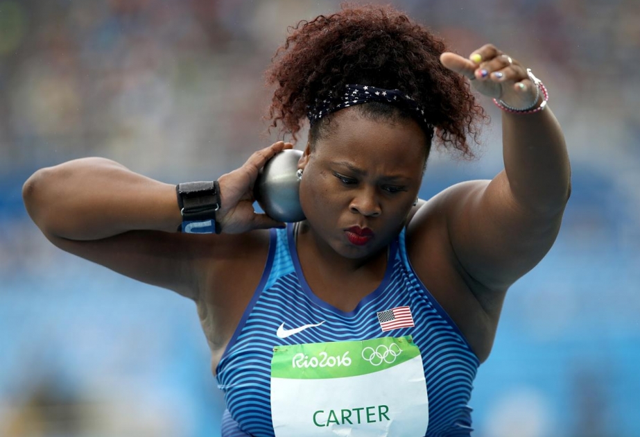 JO : l’Américaine Michelle Carter sacrée championne olympique du poids