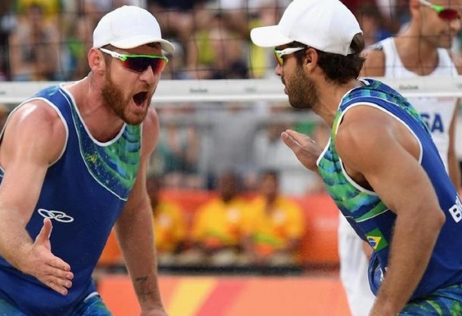 Шмидт и Серутти завоевали золотые медали в мужском пляжном волейболе