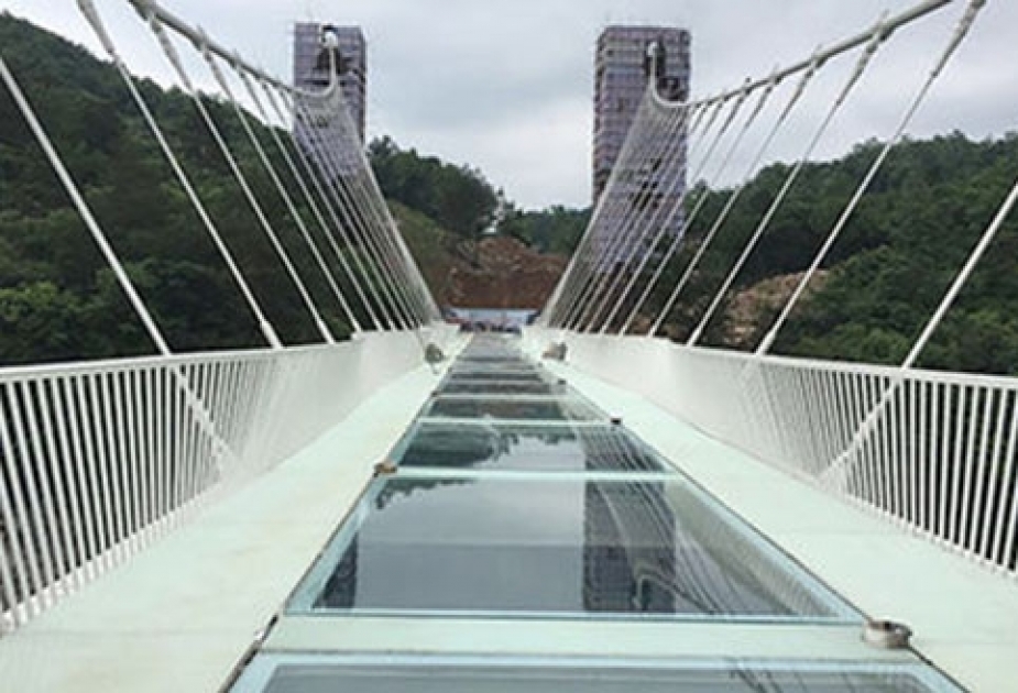 Glass bridge: China opens world's highest and longest