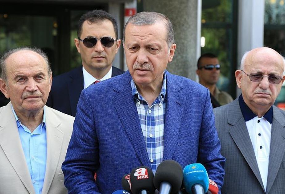 Президент Турции: Наш народ должен вести совместную борьбу против терроризма