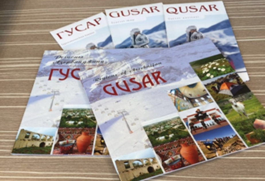 Azərbaycan, rus və ingilis dillərində Qusarın turist xəritəsi hazırlanıb