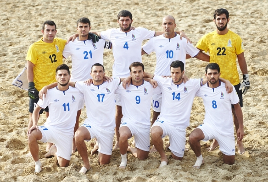 阿塞拜疆沙滩足球队战胜土耳其沙滩足球队