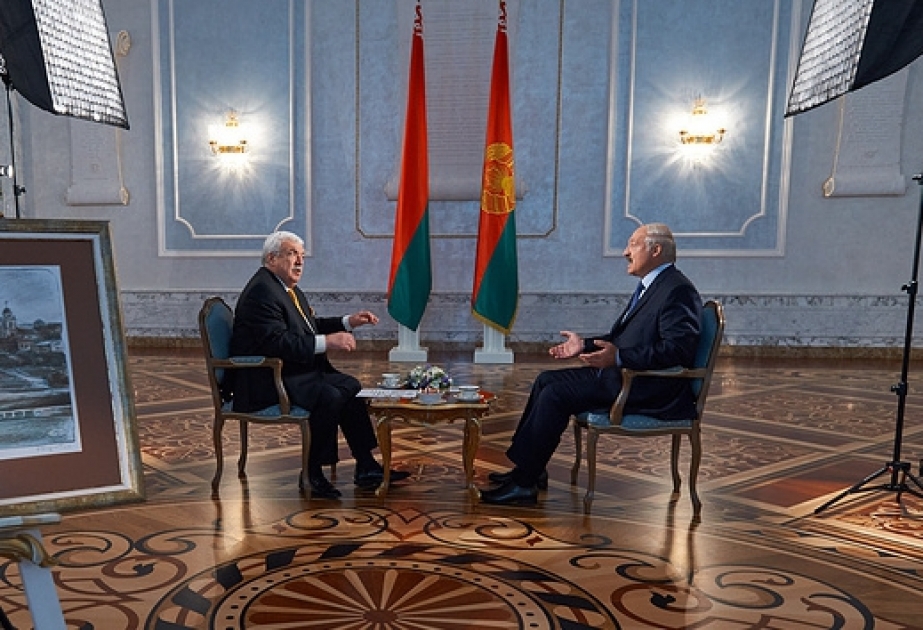 Президент Беларуси дал интервью ТАСС