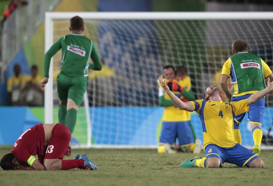 Favourites Ukraine win gold in football 7-a-side with 2-1 extra-time victory over Iran