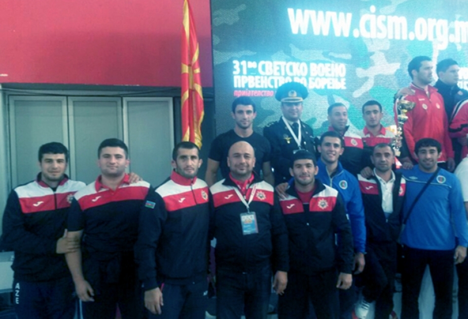 Azerbaijani wrestling team rank 2nd at World Military Championship