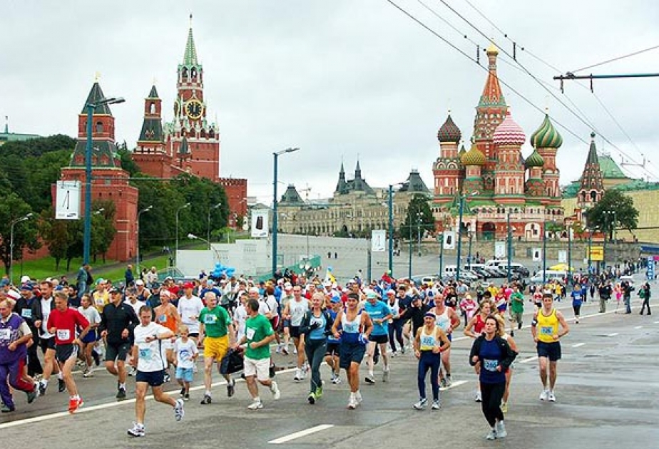 Moskva marafonu: 70 ölkədən 30 min iştirakçı