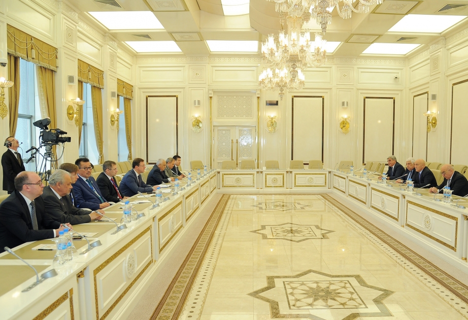 CIS Inter-Parliamentary Assembly observation mission visits Azerbaijan's Milli Majlis