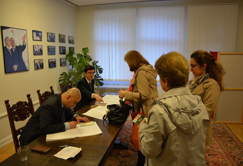 High voter turnout registered at Azerbaijani Embassy in Sweden