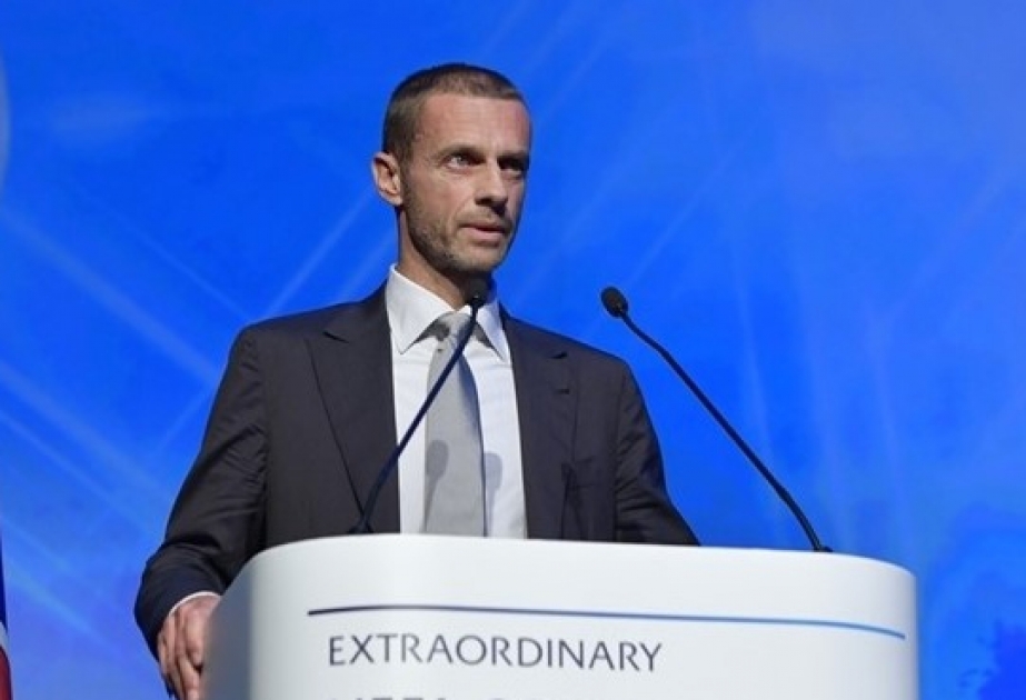 UEFA-nın prezidenti Bakıya gəlib