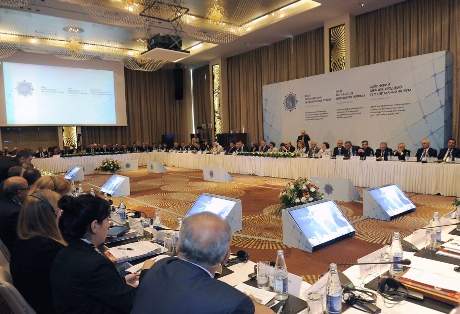 Forum humanitaire de Bakou : six tables rondes ont eu lieu