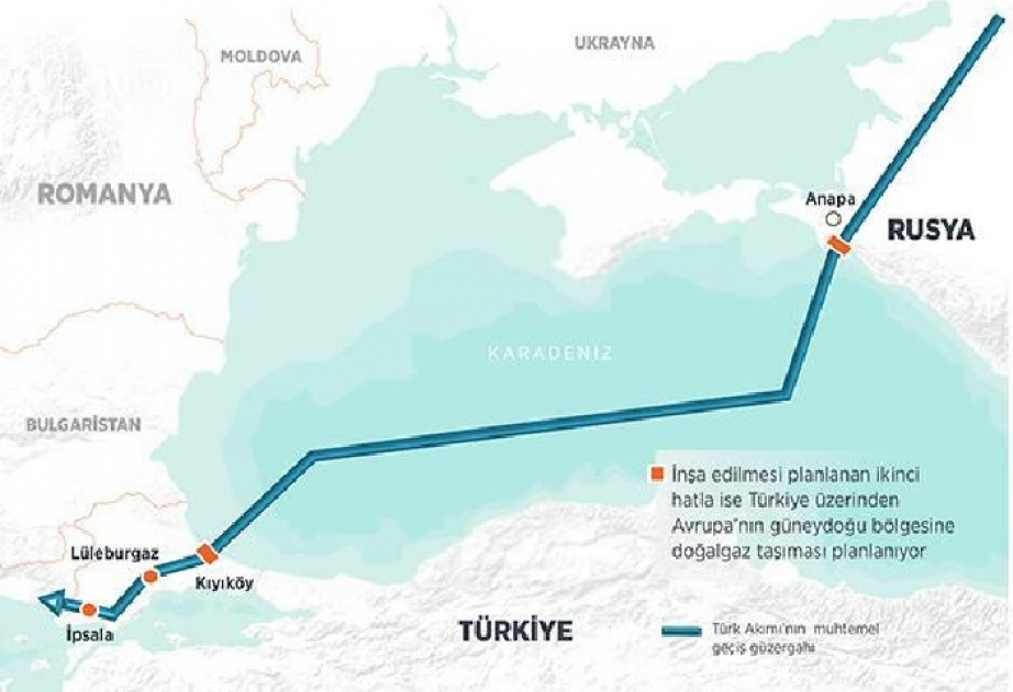 “Gazprom” “Türk axını”nın dəniz hissəsinin inşası üzrə Türkiyə sularında axtarışlar aparmaq üçün icazə alıb