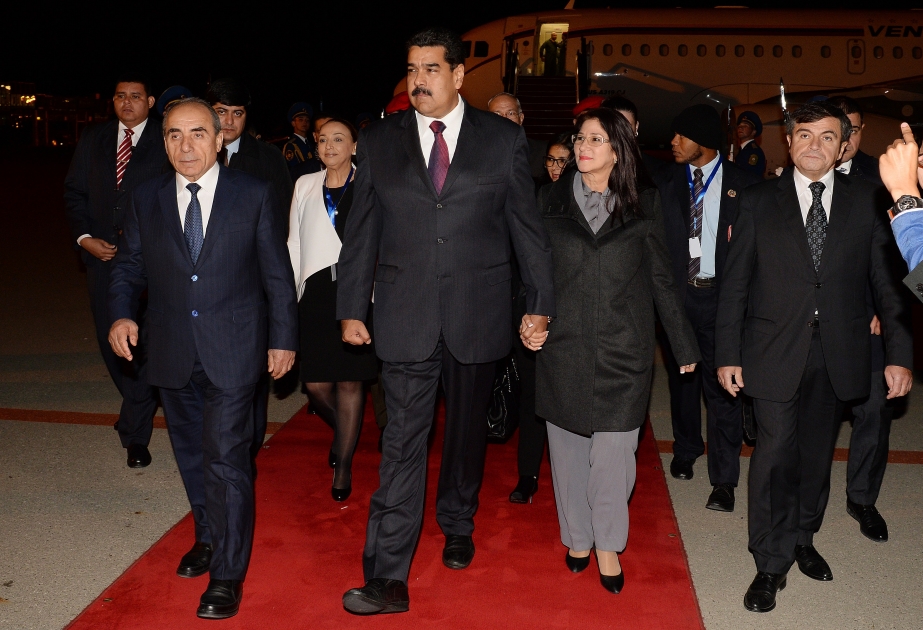 Venezuelan President arrives in Azerbaijan for official visit
