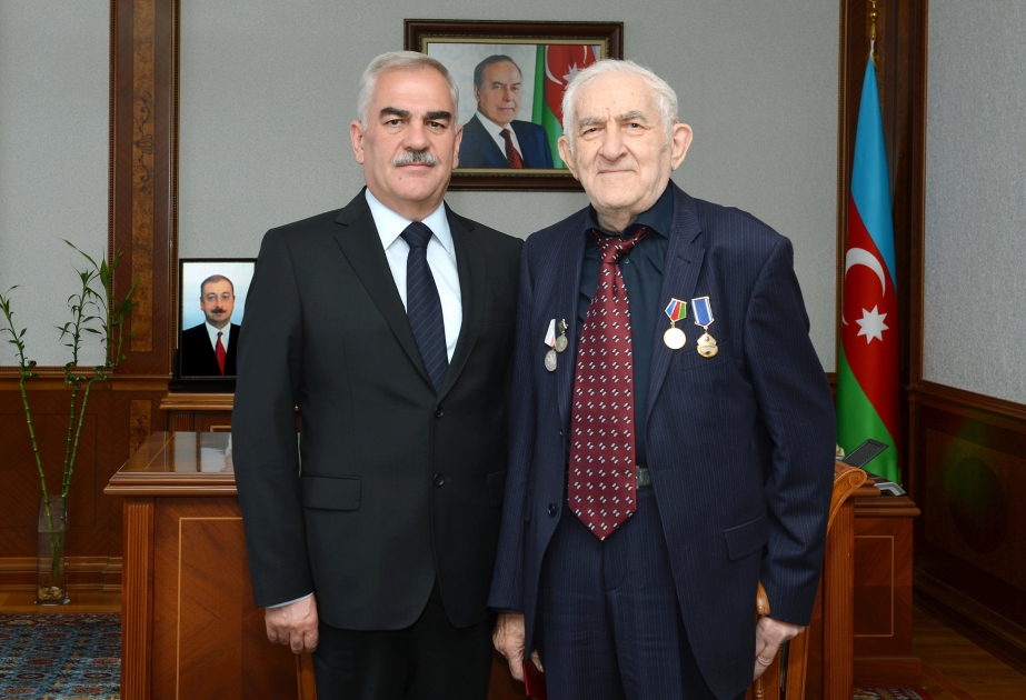 Chairman of Nakhchivan Supreme Assembly meets with acclaimed composer Tofig Bakikhanov