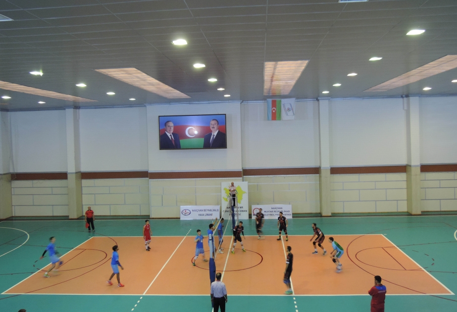 Naxçıvanda voleybol üzrə kişilər arasında Azərbaycan çempionatının I dövrəsinin oyunlarına start verilib