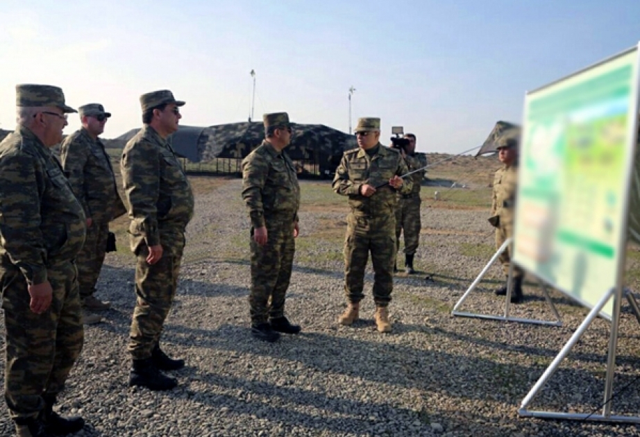 Defense Minister visits Mobile Command Post of Azerbaijani Air Force